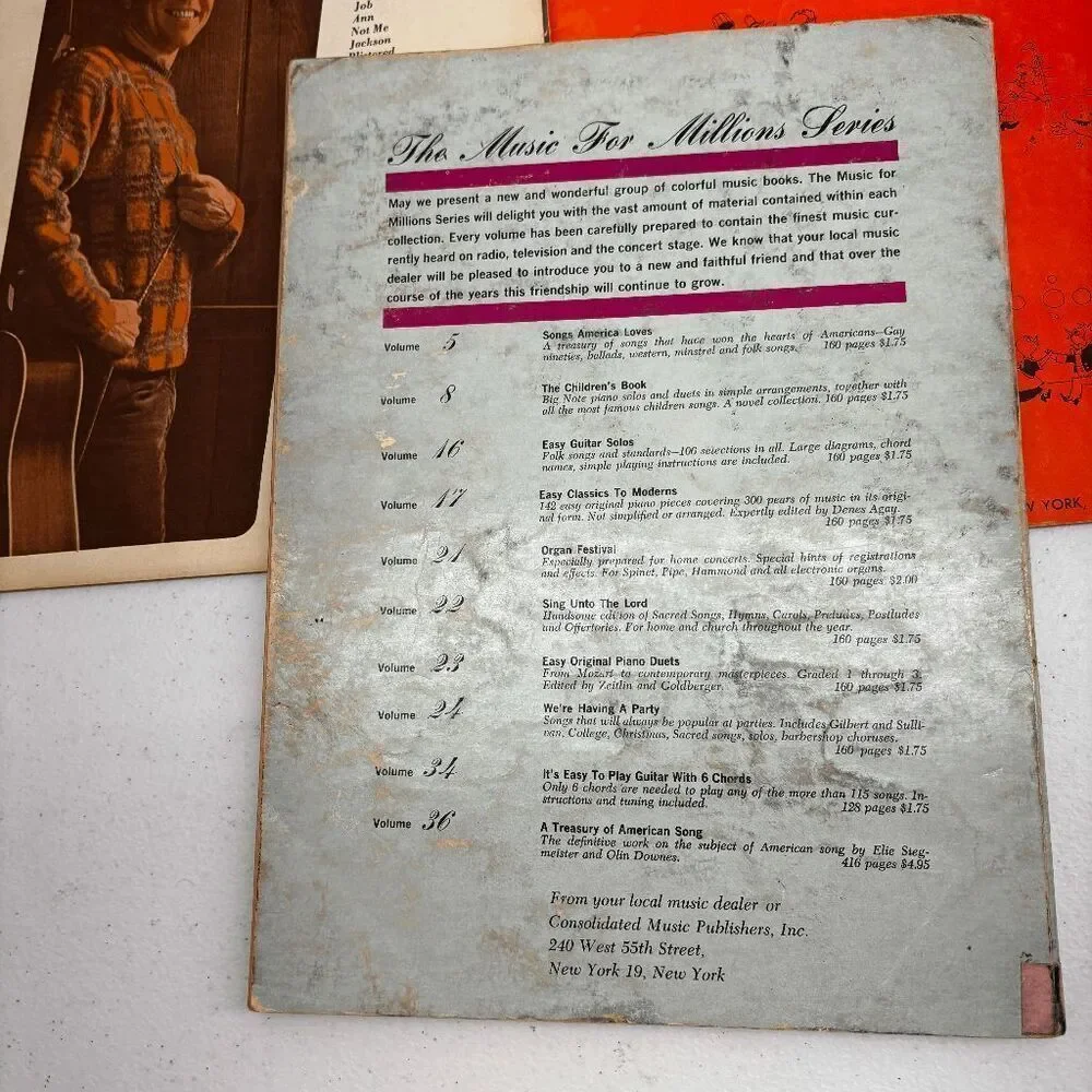 Folk Songs for Young‎ Folk Great Folk Songs Hootenanny Song Book Sheet Music